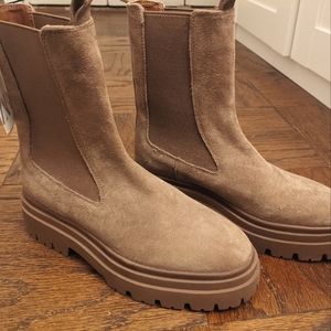 Zara suede boots